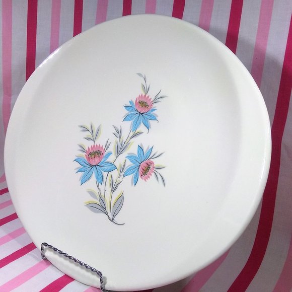 1950's Steubenville Pottery Fairlane Chop Platter - Picture 2 of 8